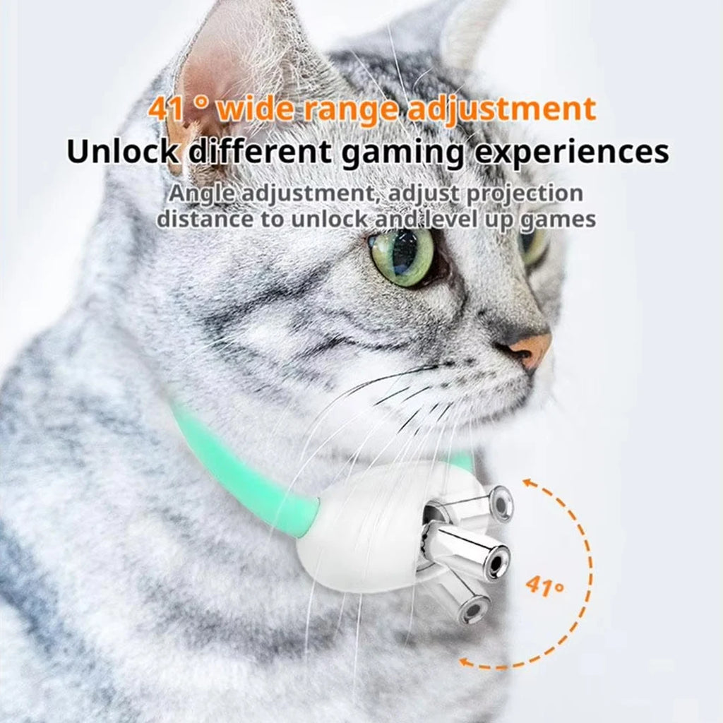 Rechargeable Laser Cat Teasing Collar
