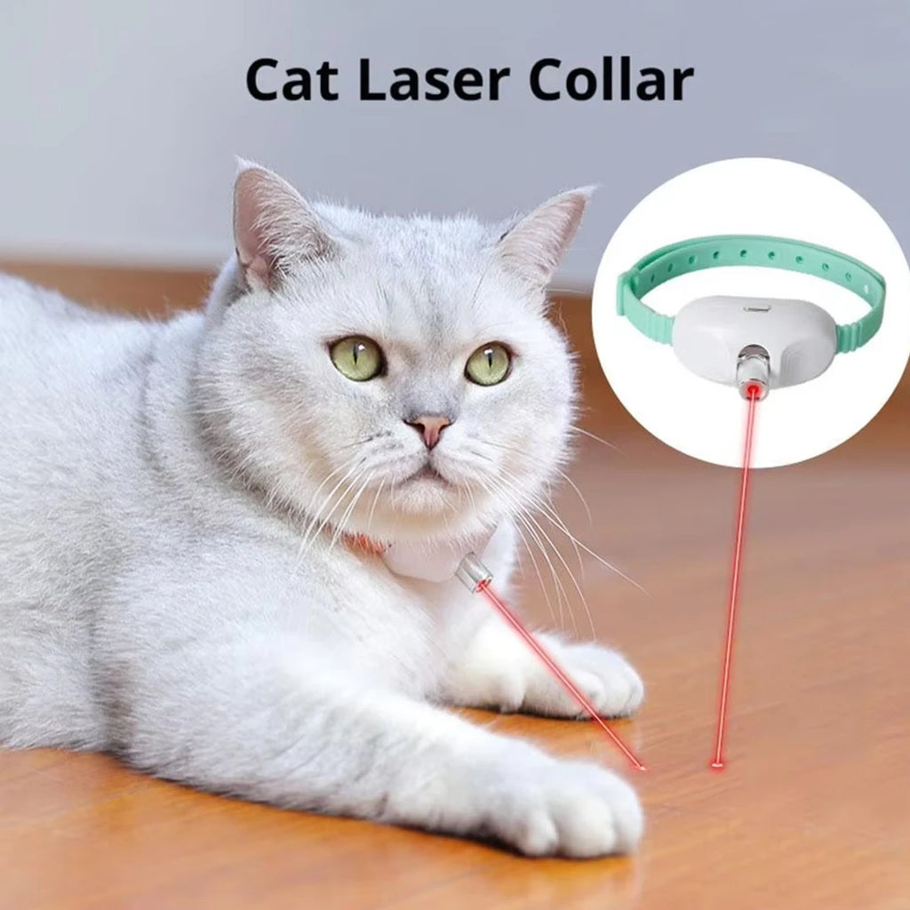 Rechargeable Laser Cat Teasing Collar