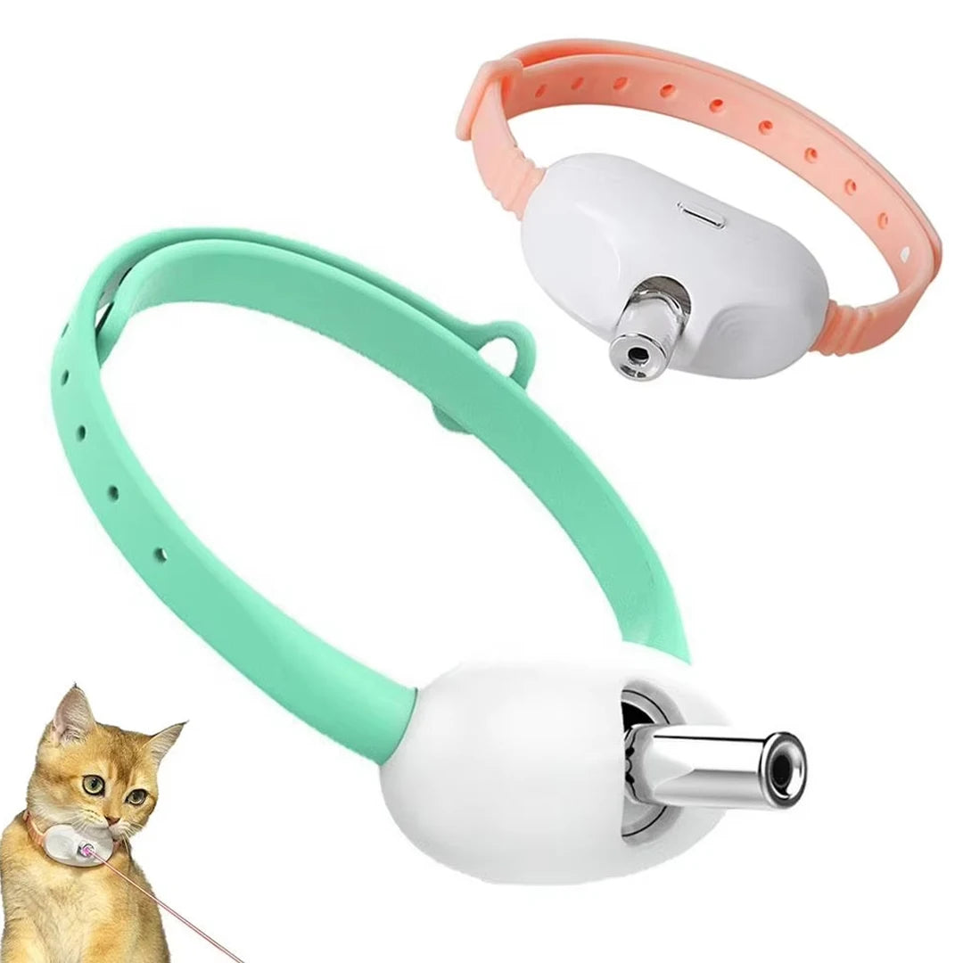 Rechargeable Laser Cat Teasing Collar