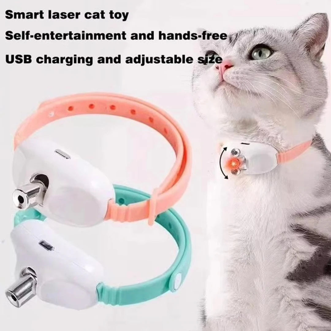 Rechargeable Laser Cat Teasing Collar