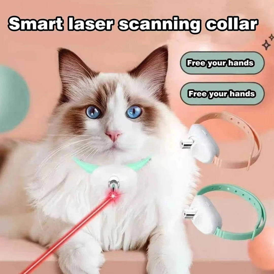 Rechargeable Laser Cat Teasing Collar