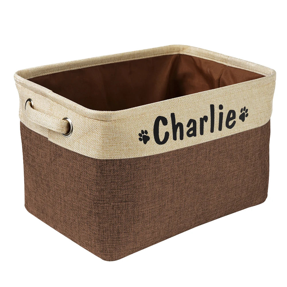Personalized Pet Dog Toy Storage