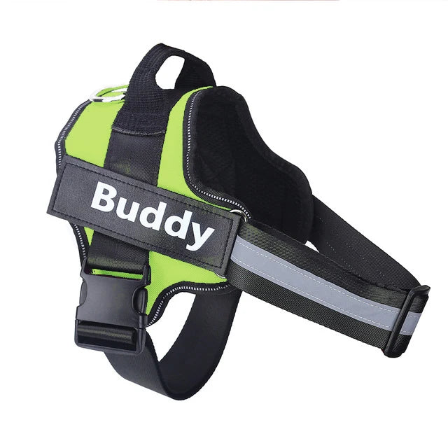 Personalized NO PULL Reflective Pet Harness