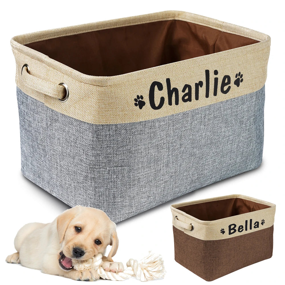 Personalized Pet Dog Toy Storage