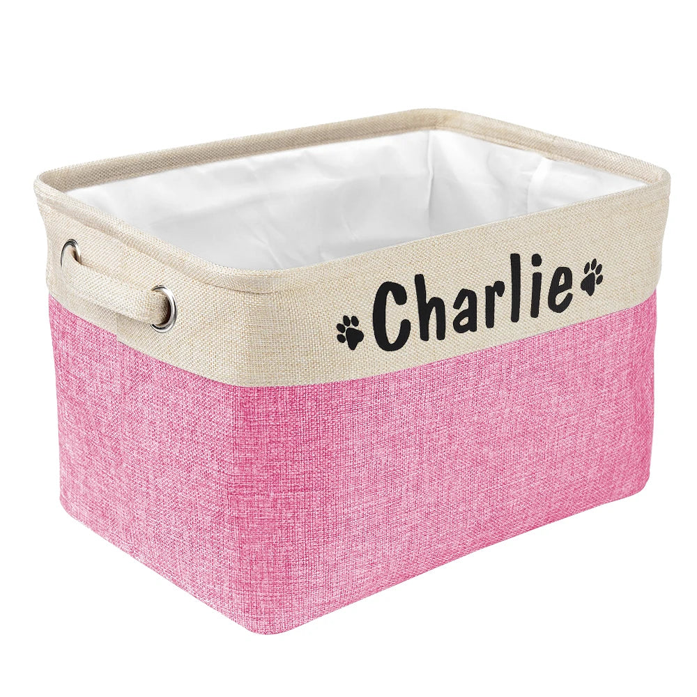 Personalized Pet Dog Toy Storage