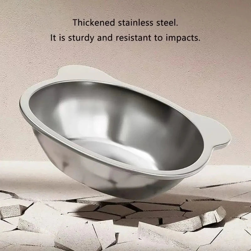 Stainless Steel Raised Pet Bowl