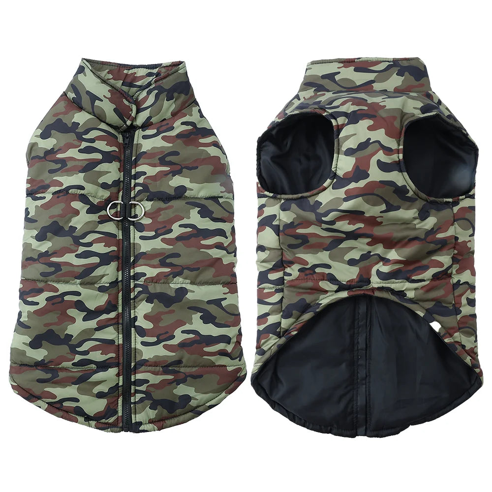 Camouflage Winter Waterproof Pet Jacket
