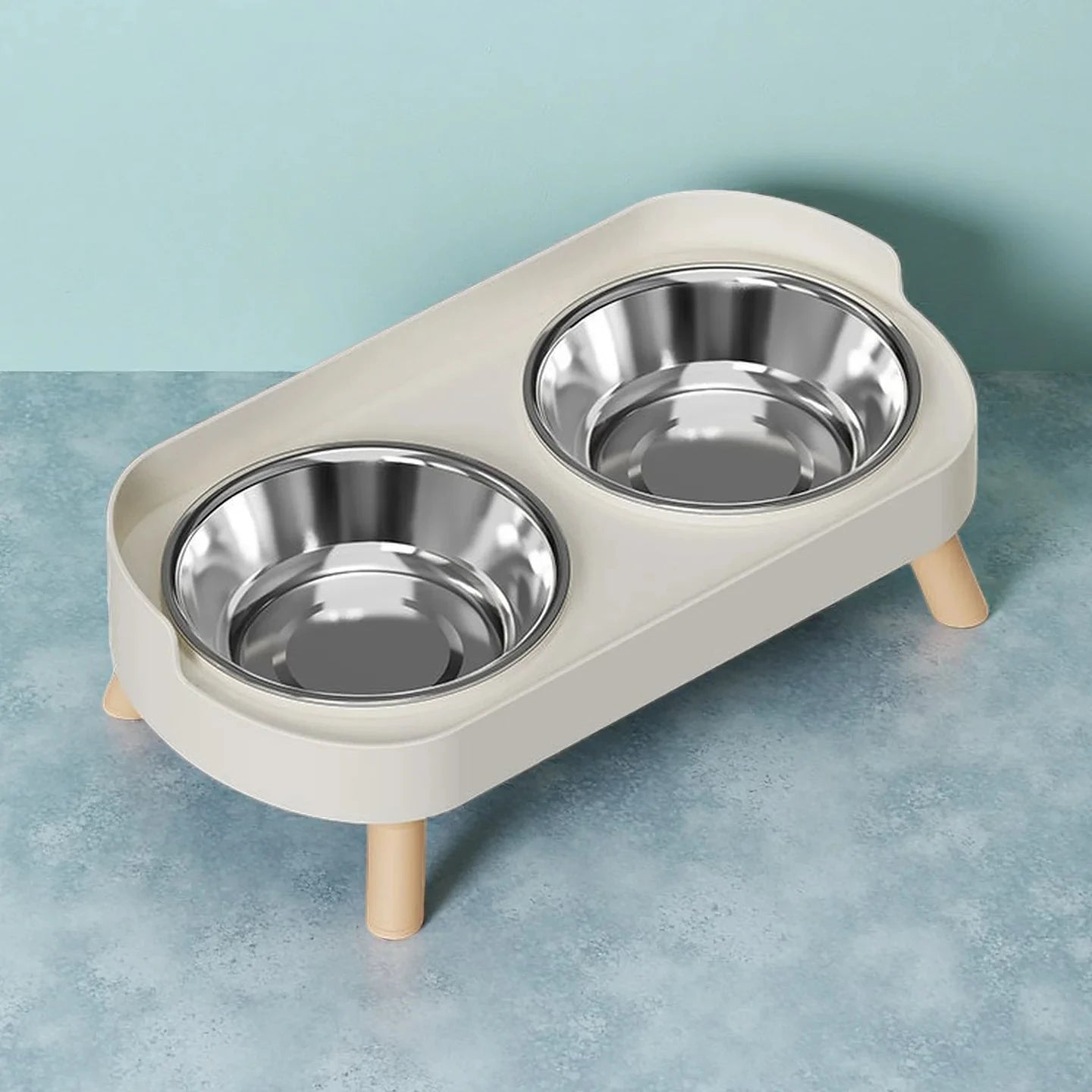 Colorful Elevated Pet Feeder