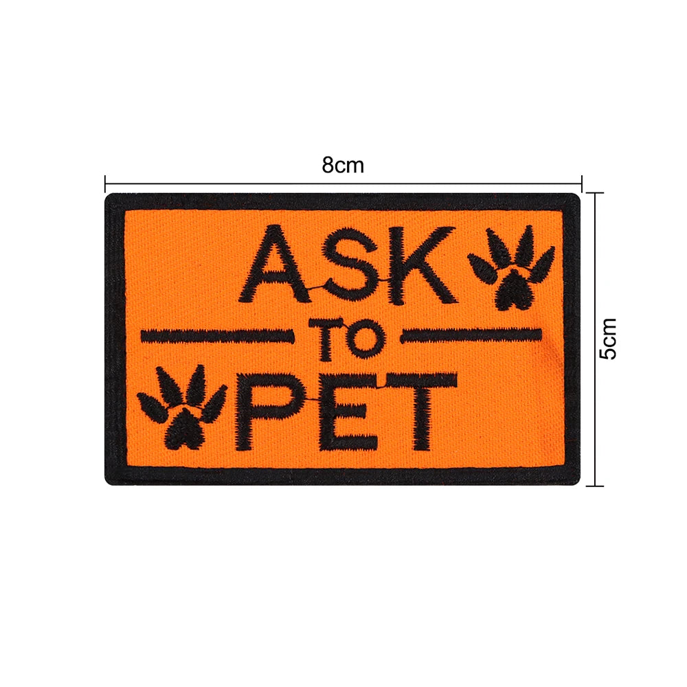 Tactical Patch Bundle For Dog Vest Harness