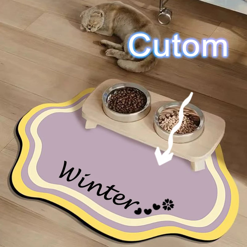  Custom Pet Feeding Mat