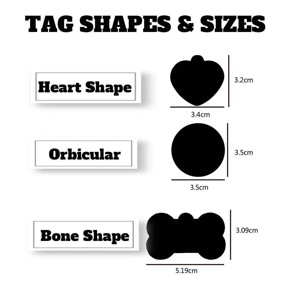 Customized Pet ID Tag Name