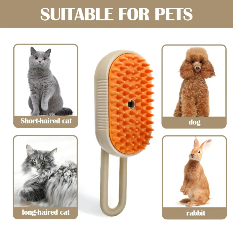 Steam Spray Cat Brush
