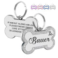 Custom Double Side Dog Or Cat ID Tag