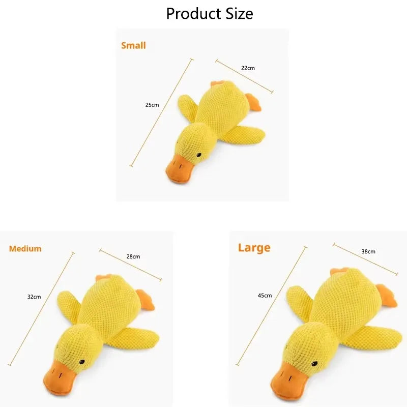 Dog duck plush toy