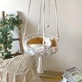 Extra Large Hand-woven Cotton Rope Cat Hammock