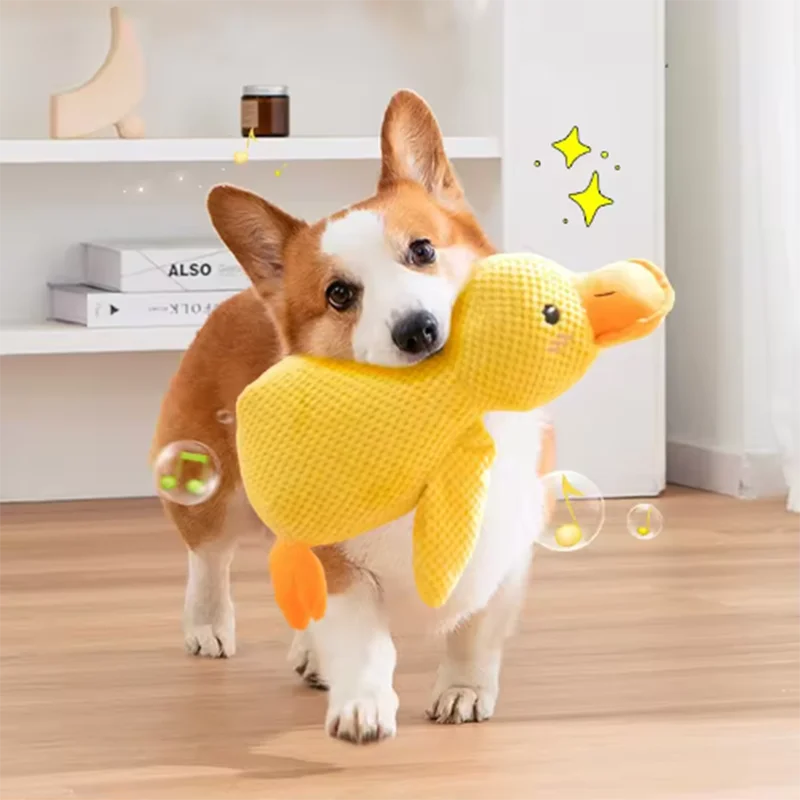 Dog duck plush toy