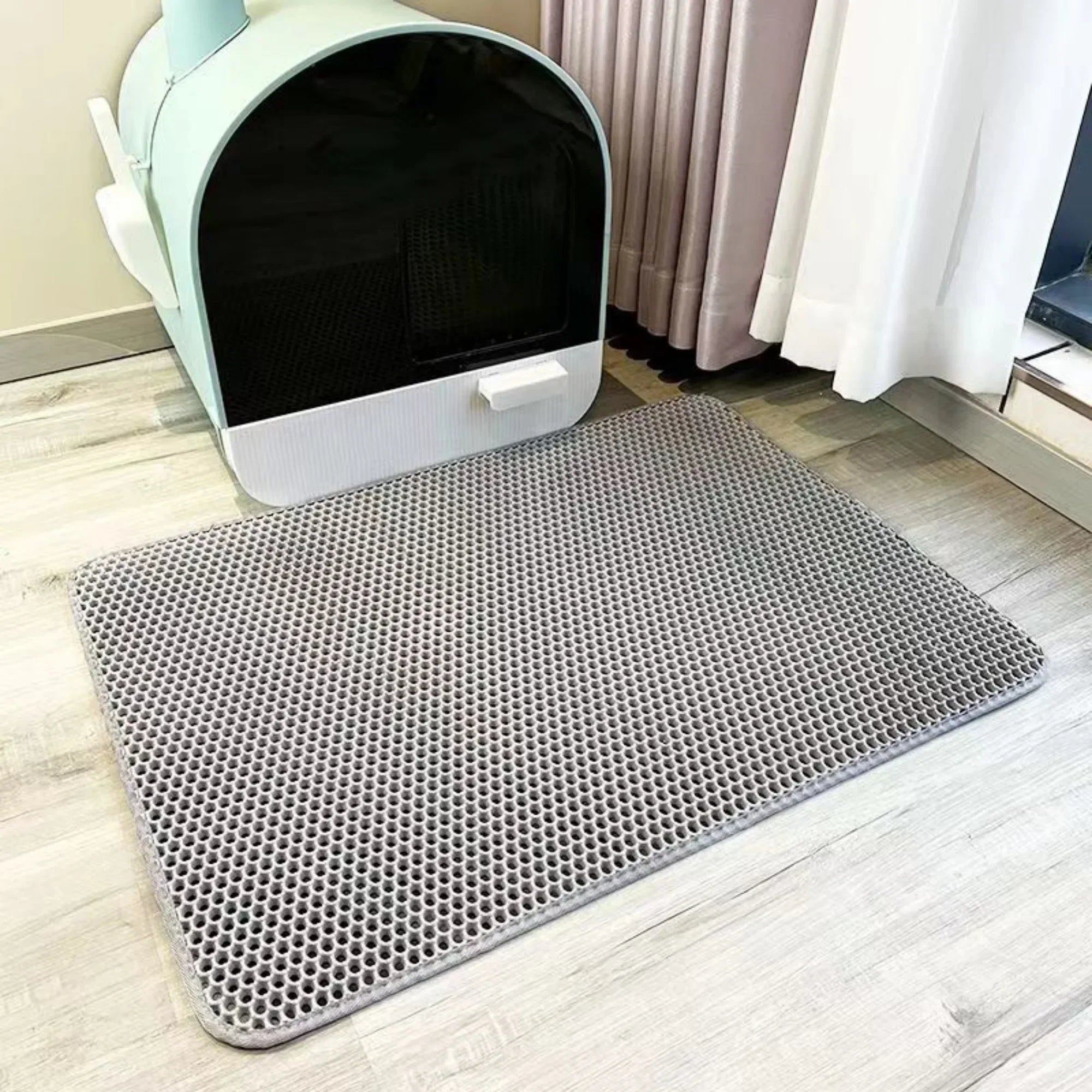 Washable Pet Floor Protector Litter Box