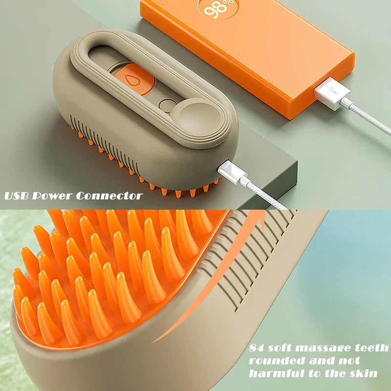 Steam Spray Cat Brush
