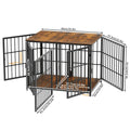 Dog Crate With Removable Divider & 4 Doors
