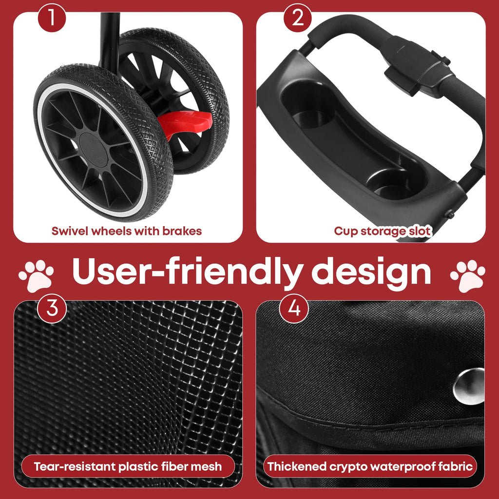 Foldable Pet Stroller