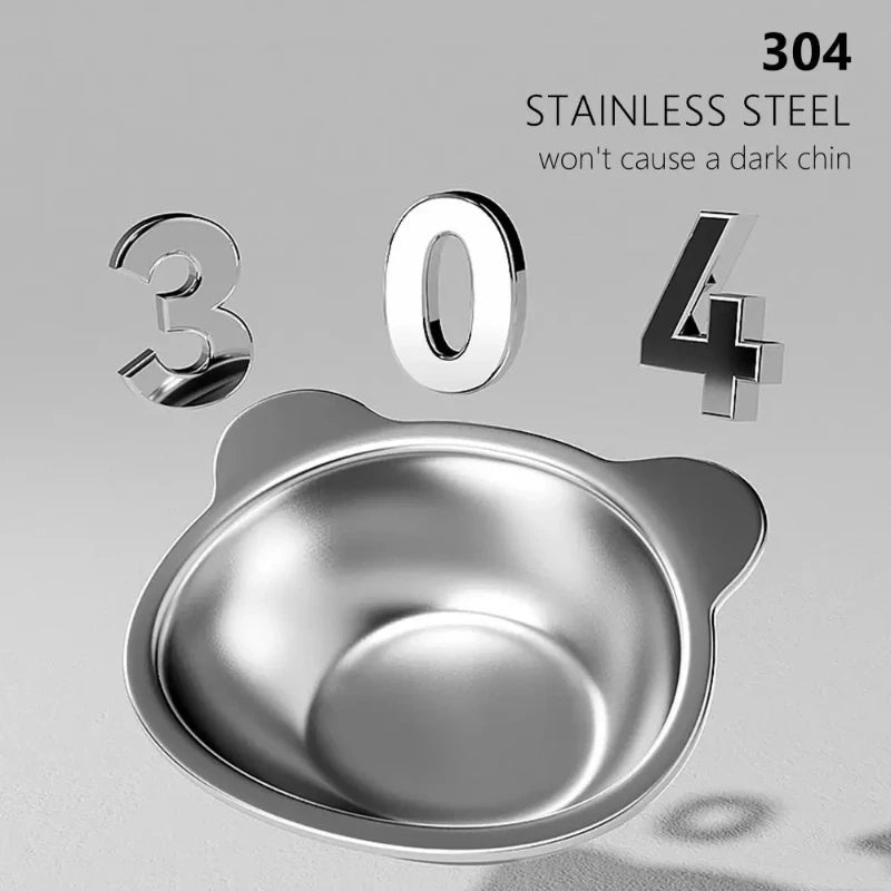 Stainless Steel Raised Pet Bowl