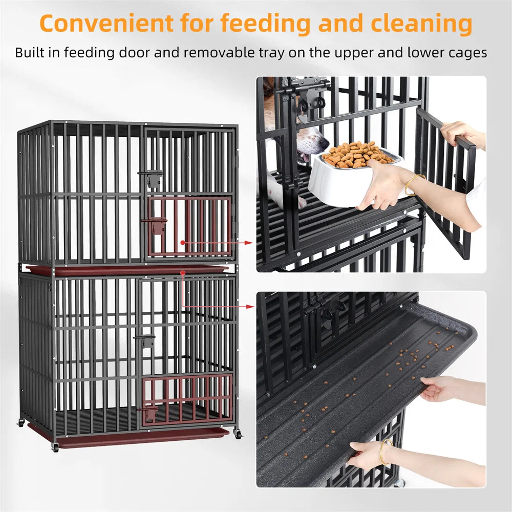 Stackable Dog Crate  Dog Kennel Cage