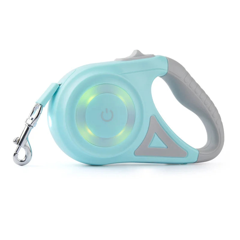 Retractable Pet Leash With Led Flashlight