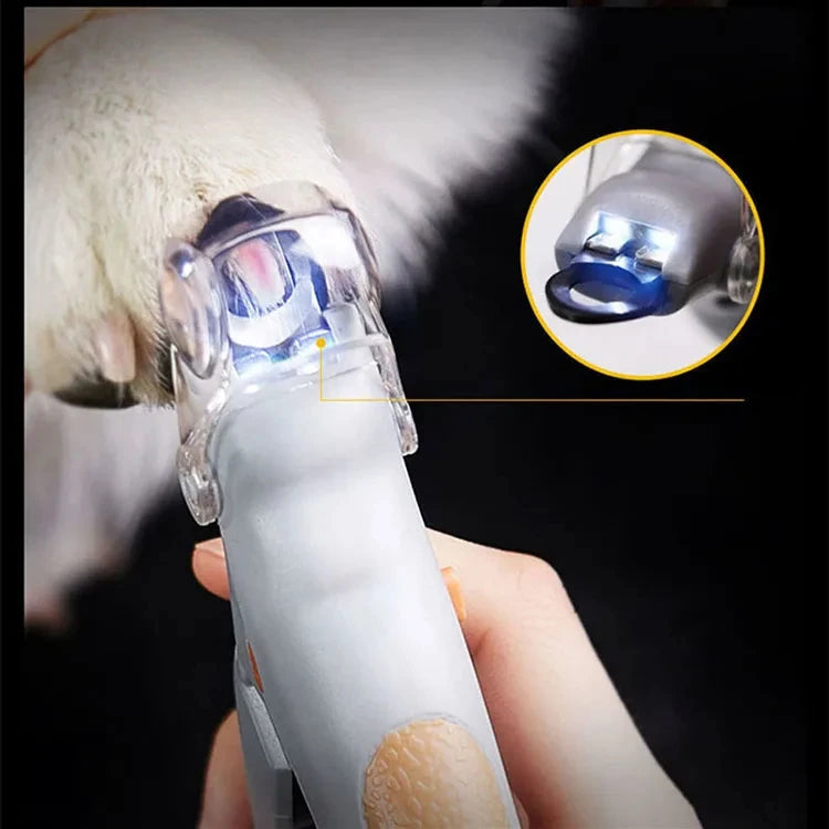 Professional Pet Nail Clipper With LED Light