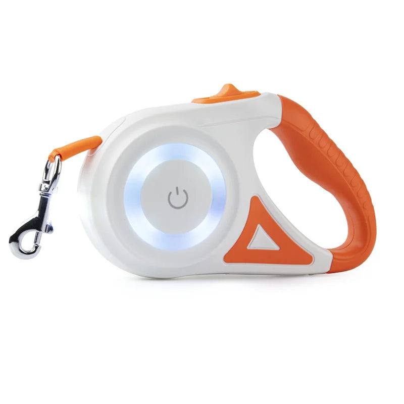 Retractable Pet Leash With Led Flashlight