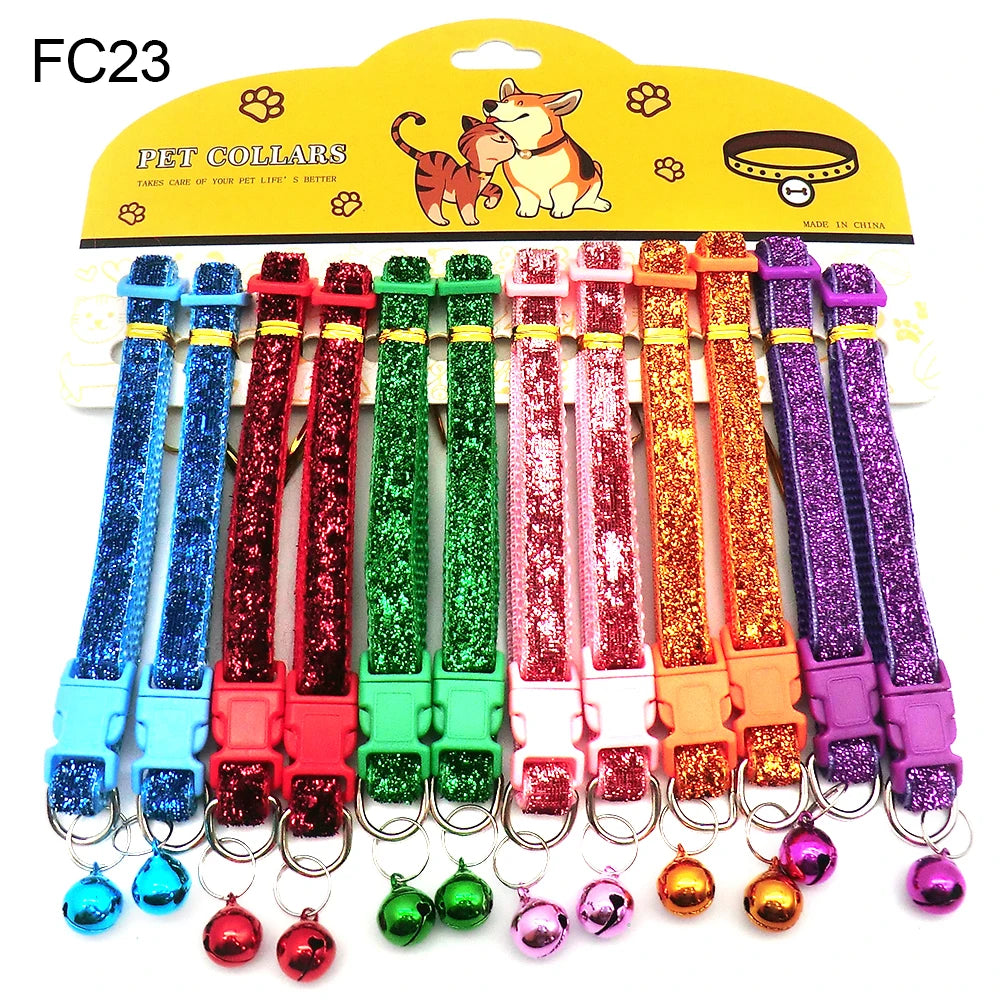 12Pcs Mix Color Pet  Collars