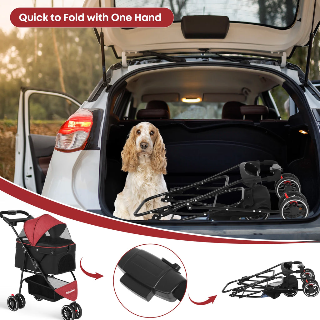 Foldable Pet Stroller