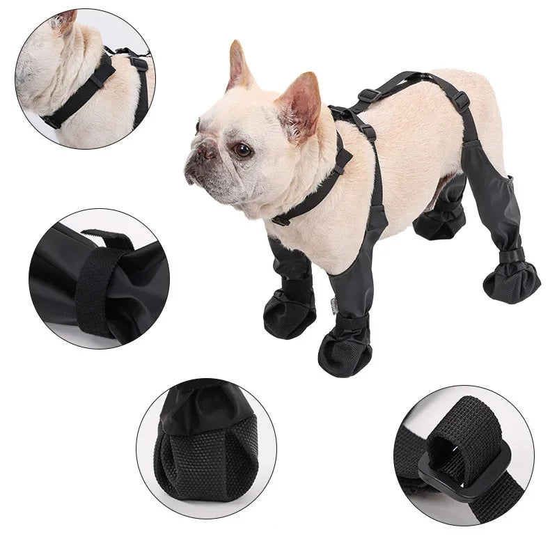 Anti-Slip Dog Shoes,Pet Paw Protector. And Dog Rain Booties