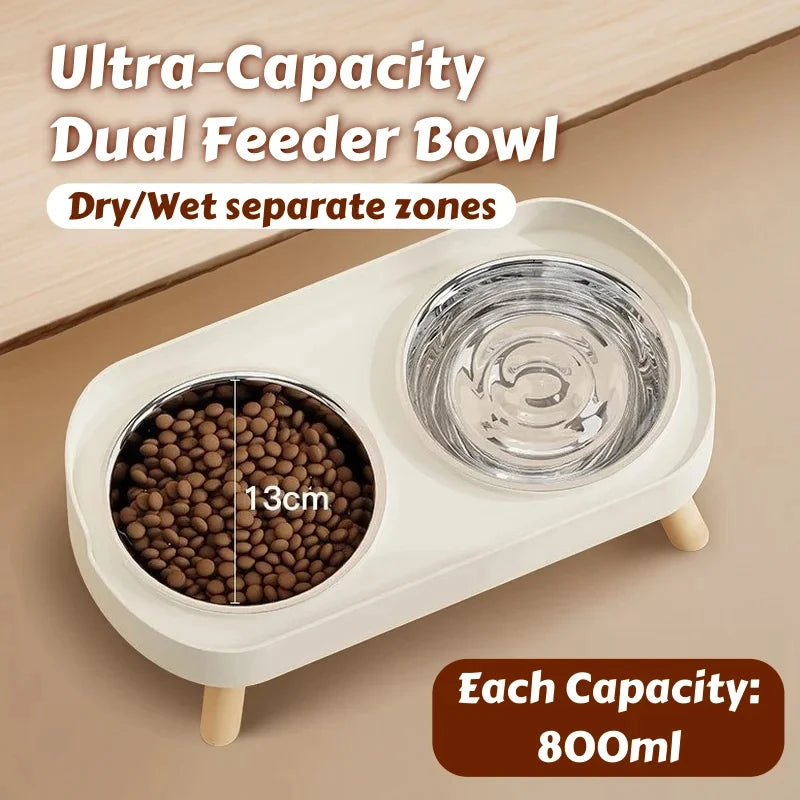 Colorful Elevated Pet Feeder