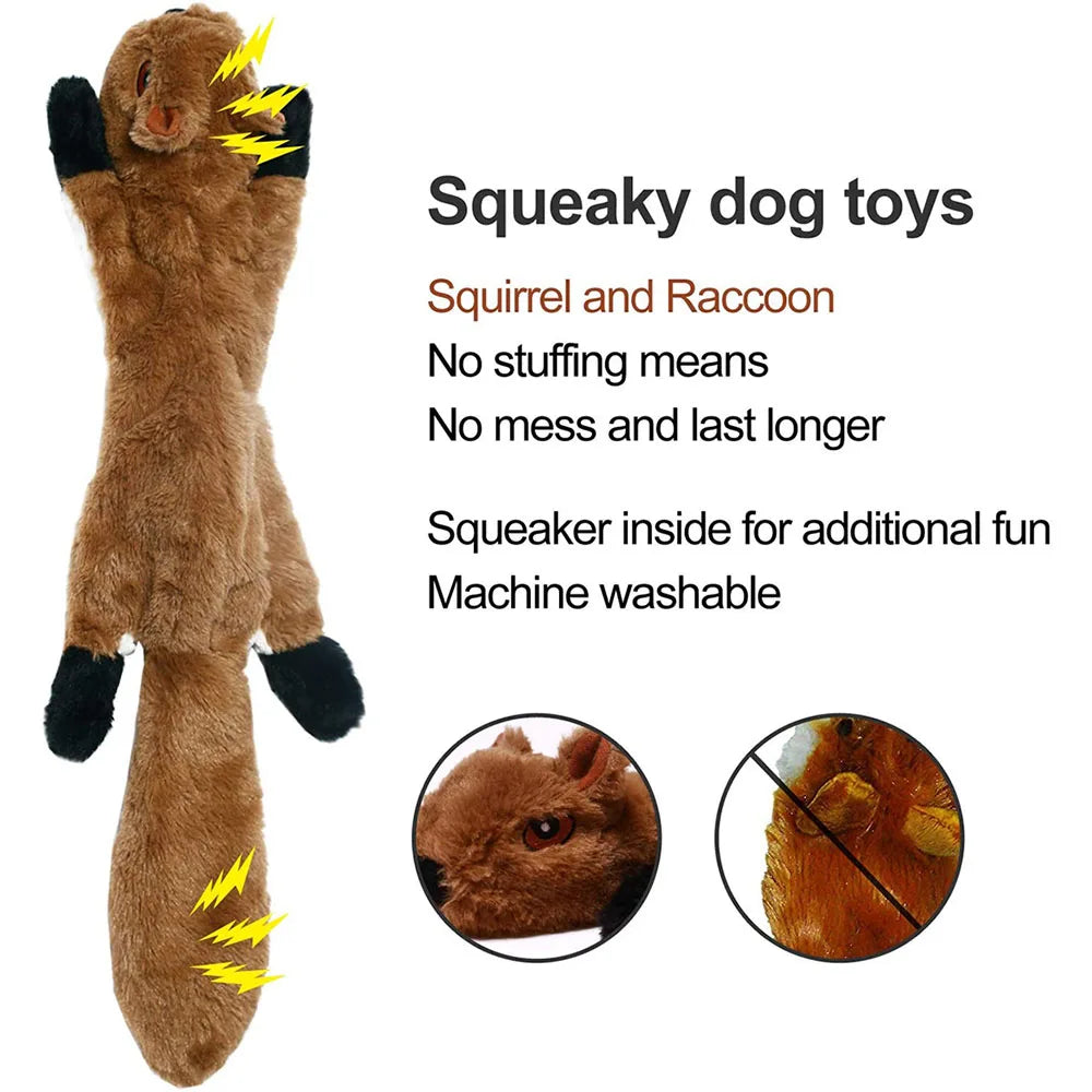 Plush Squeaky Dog Chew Toy
