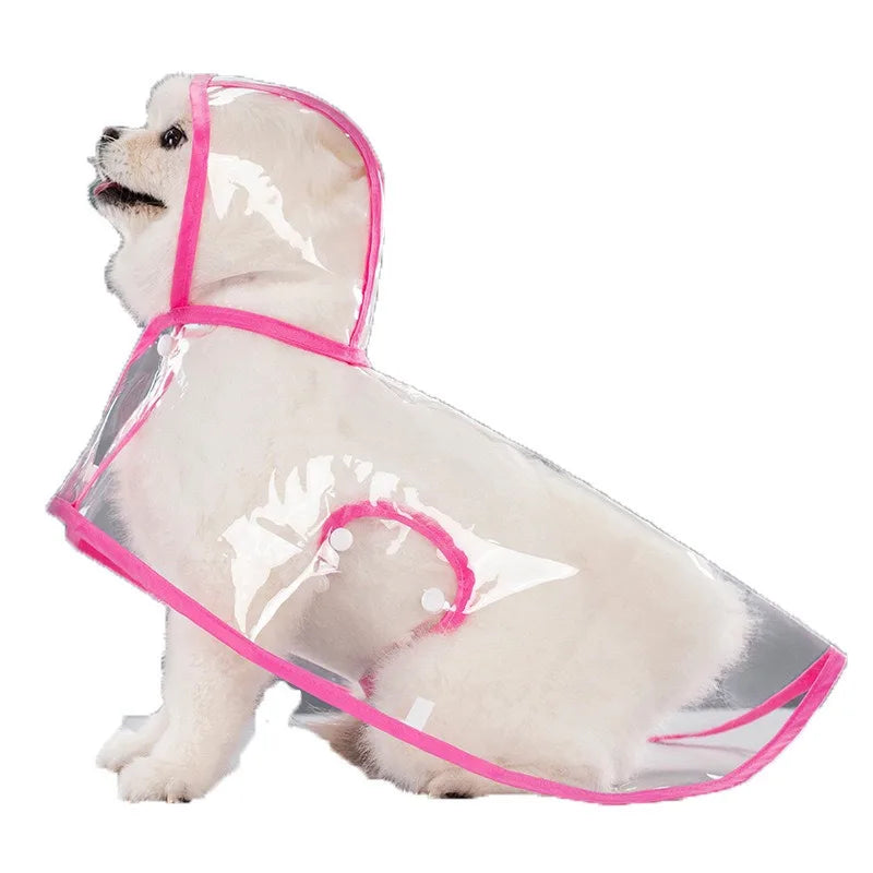 Transparent Raincoat With Hat