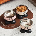 Elevated Stainless Steel Food And  Water Bowls