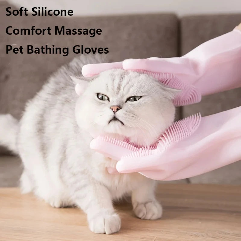 Pet Grooming Shampoo Glove