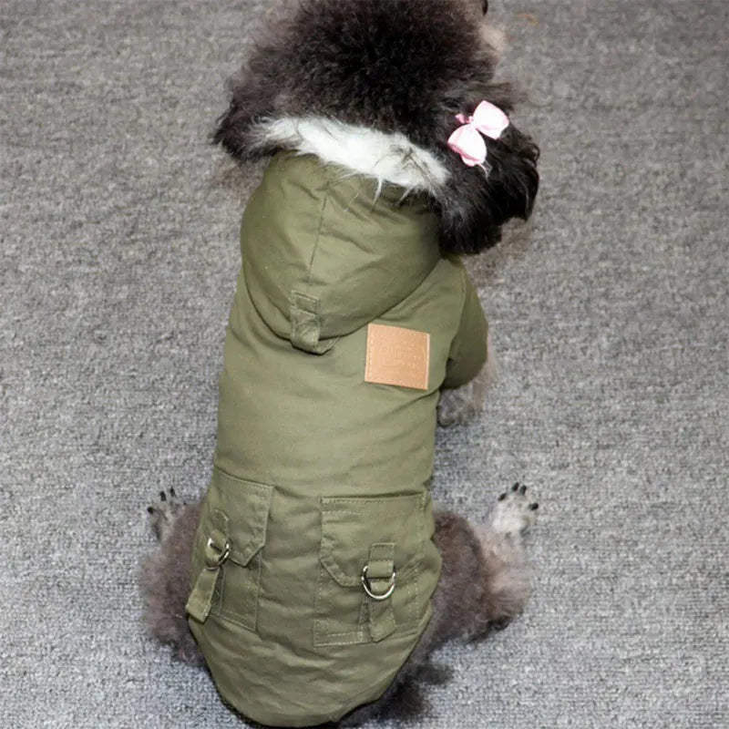 Warm Winter Hoodie Pets Clothing