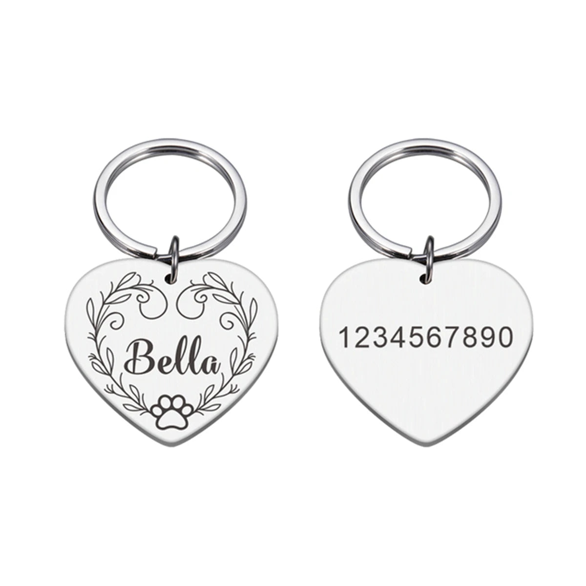 Customized Pet ID Tag Name