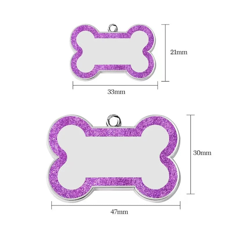 Custom Double Side Dog Or Cat ID Tag