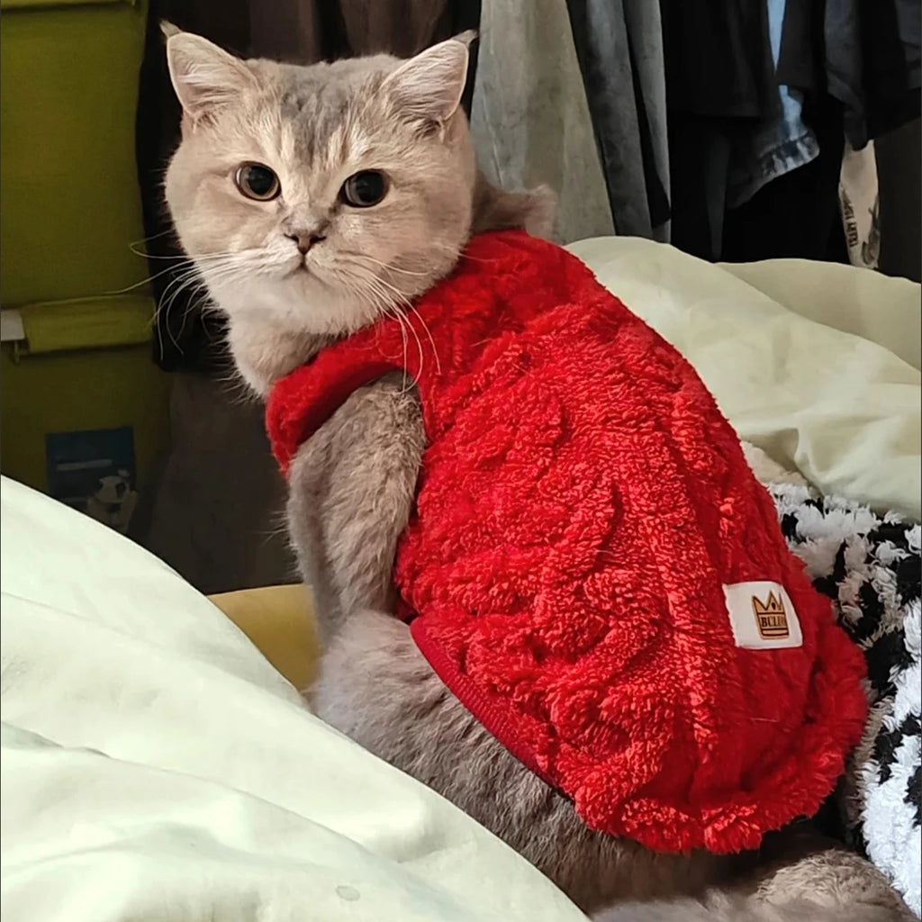 Warm Fleece Winter Pet Clothes