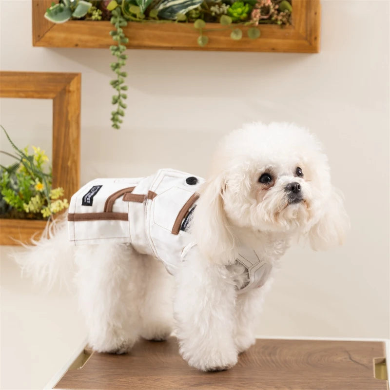 Denim Pet Vest & Skirt