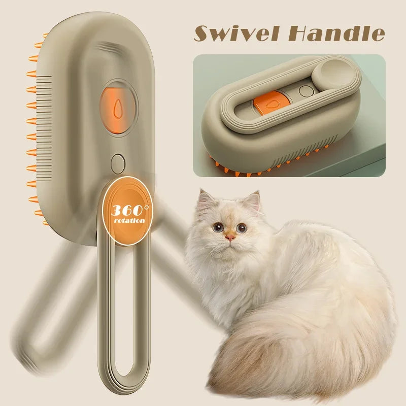 Steam Spray Cat Brush