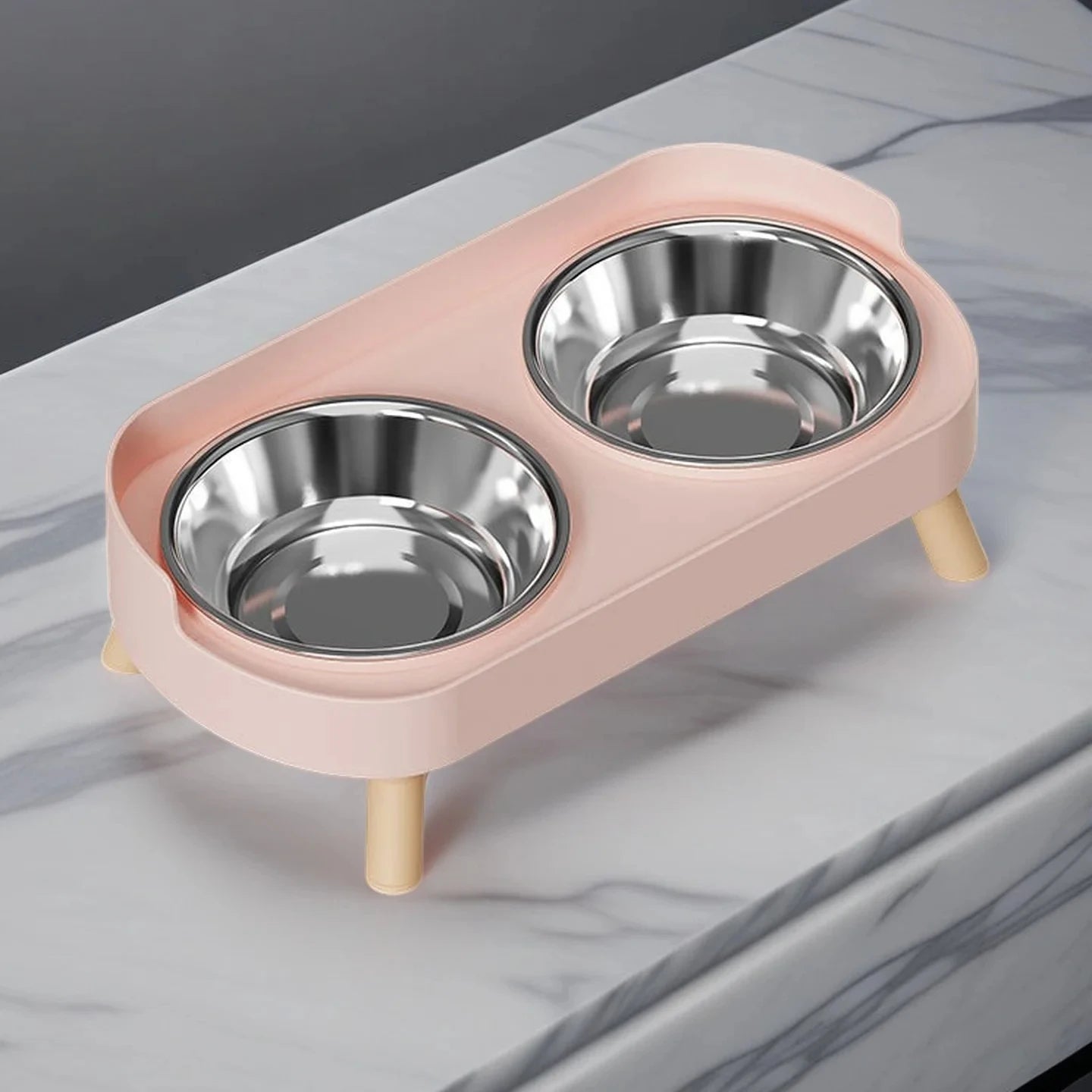 Colorful Elevated Pet Feeder