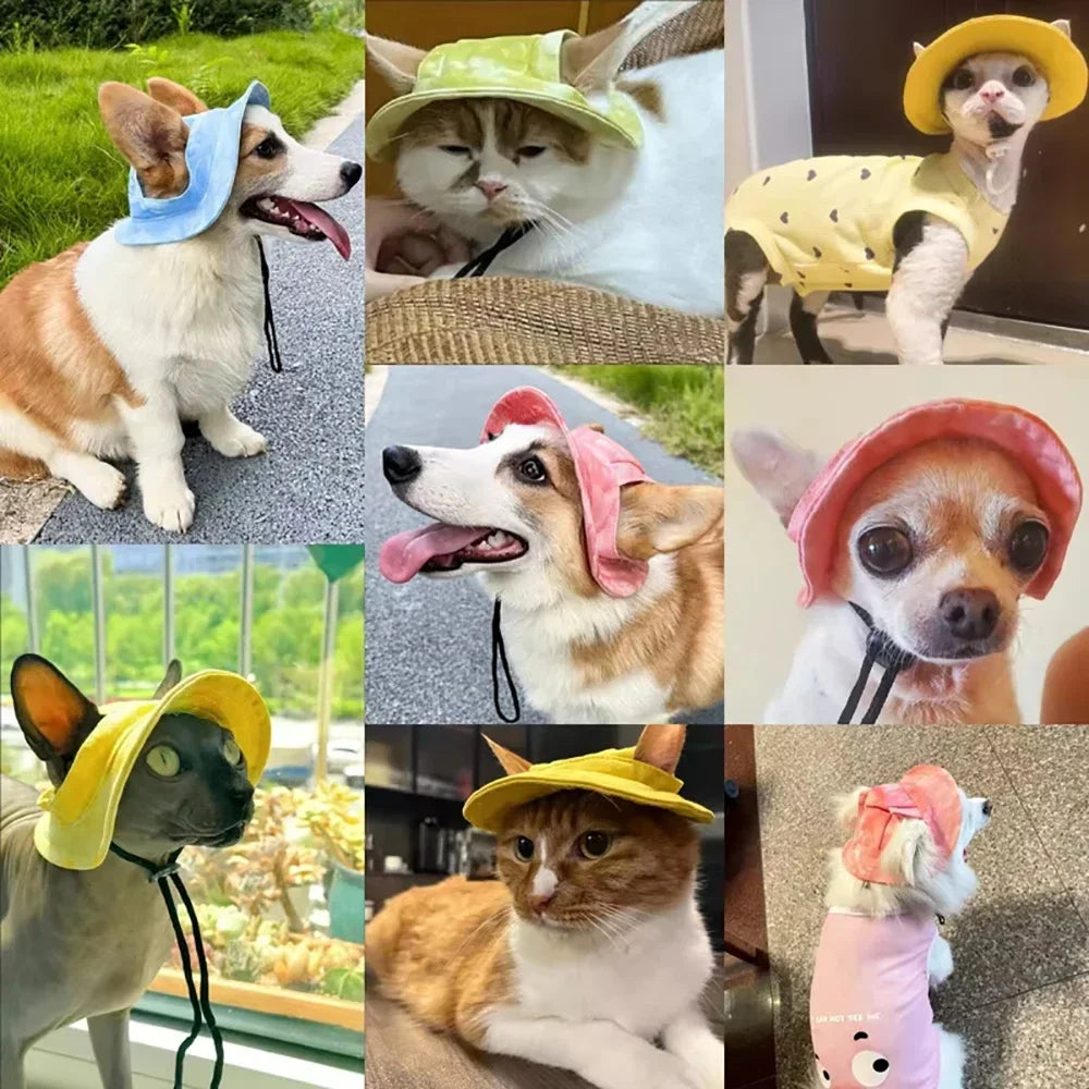Adjustable Bucket Hat with Ear Holes