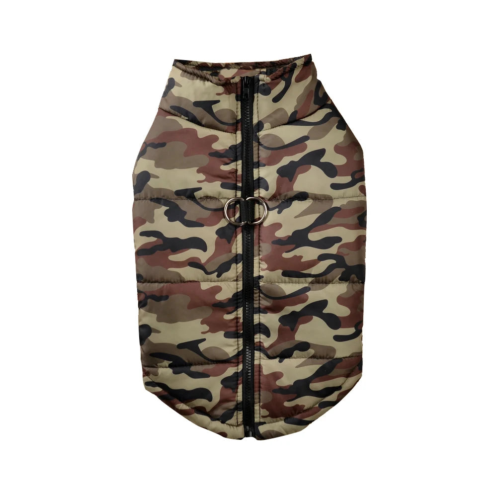 Camouflage Winter Waterproof Pet Jacket