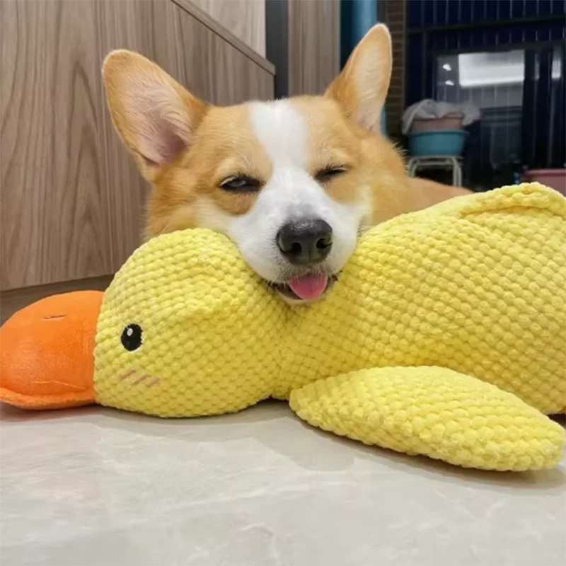 Dog duck plush toy