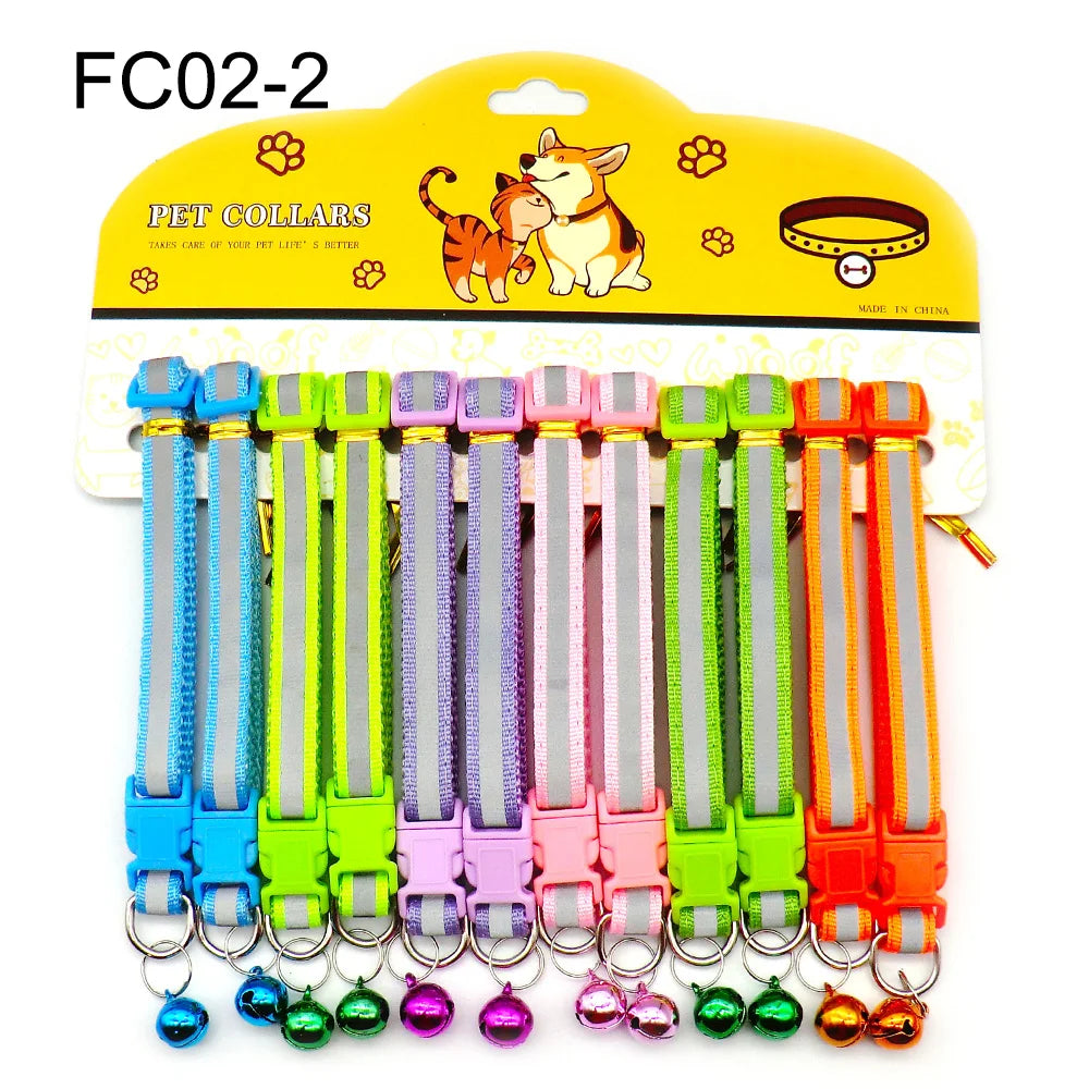 12Pcs Mix Color Pet  Collars
