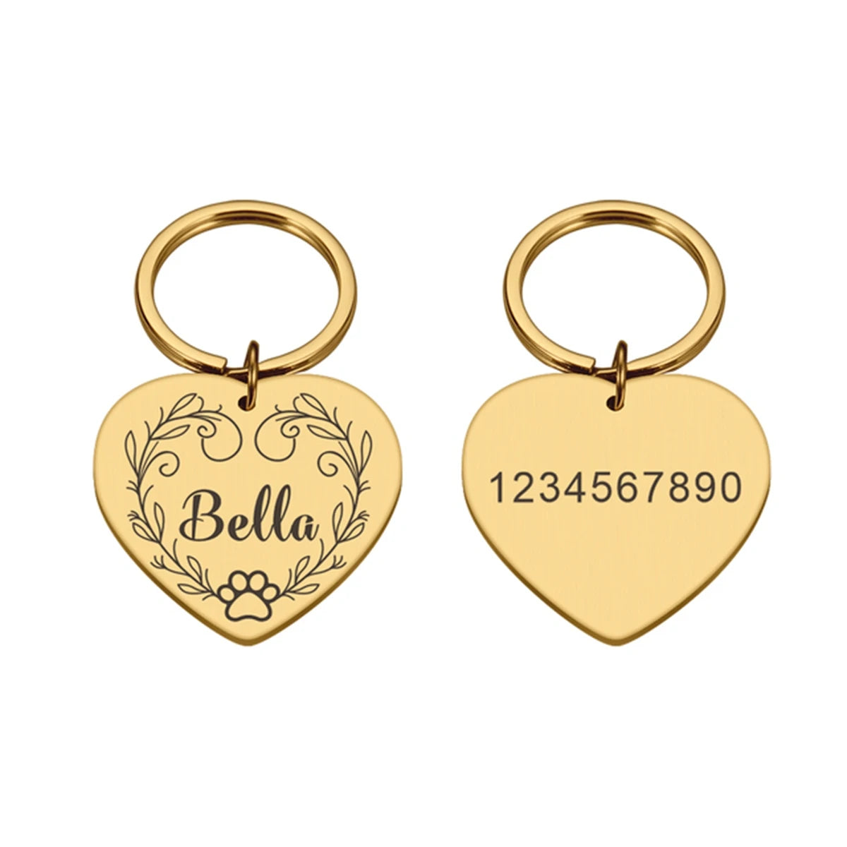 Customized Pet ID Tag Name
