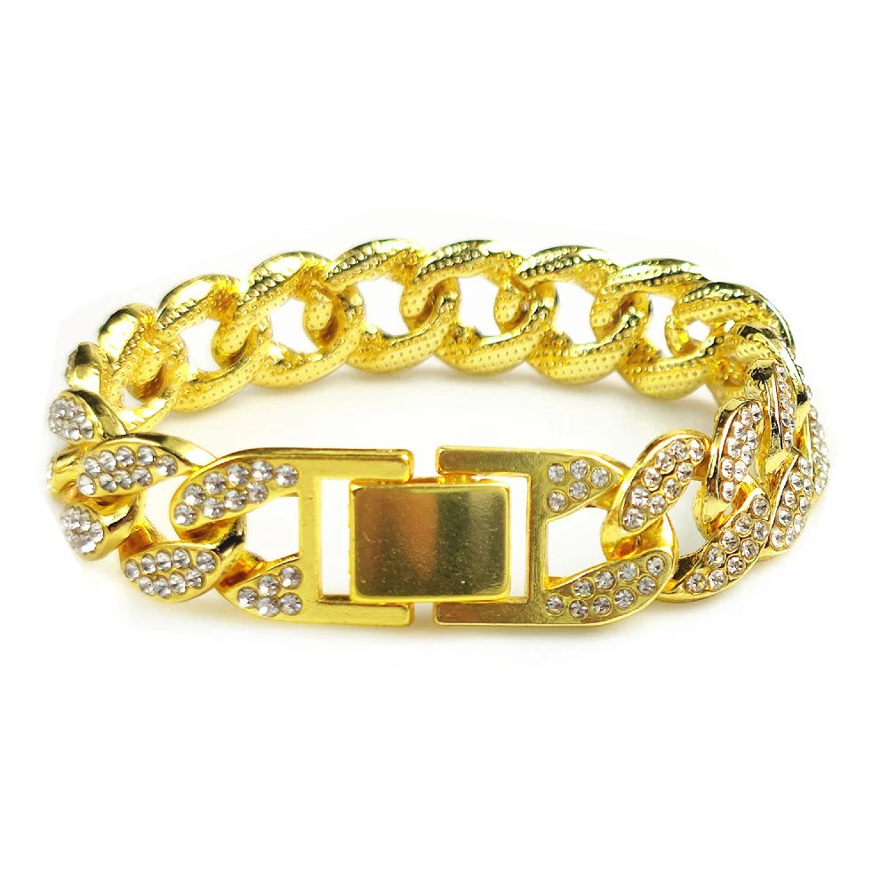 Gold And Diamond Dog Necklace